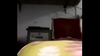 Big boob and oil massage