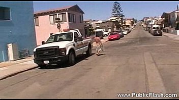 Public flashing ginger03