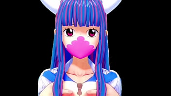 Chica de wanpis en la vida real