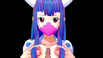 Chica de wanpis en la vida real