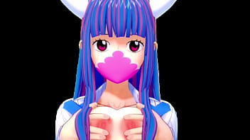 Chica de wanpis en la vida real