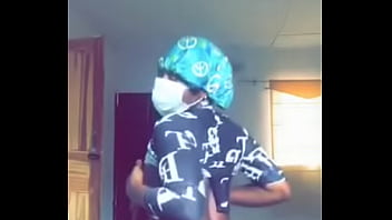 Horny girl catch striping and paying with her boobs