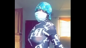 Horny girl catch striping and paying with her boobs