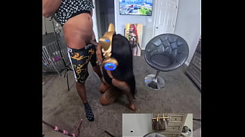 Gamer girl sucks dick live streaming