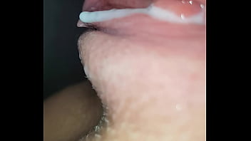 Self creampie on cock Self creampie on cock