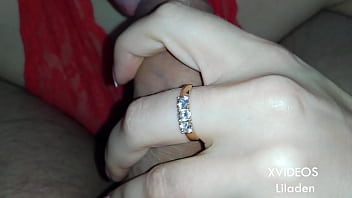 Close up sweet deep blowjob mouthful of cum