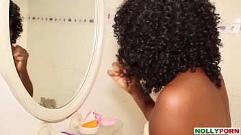 Funke enjoys my huge cock in the bathroom