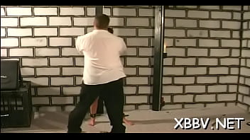 Fascinating babe is sitting on her vibrator