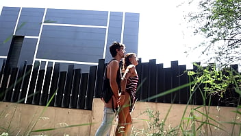 Public sex adventure in the city woods