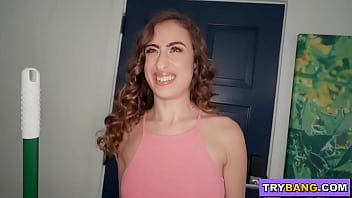 Bangbros Skinny Housekeeper With Nice Ass Scarlett Page Taking Sheem The Dream's Bbc On The Job thumbnail