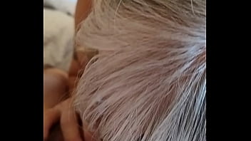 Naughty blow job at mates house