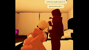 White bunny white girl get fucked by bbc on roblox