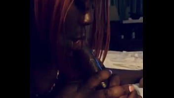 Black guy getting head