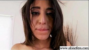 Sex tape with alone nasty girl playing with sex toys clip 13