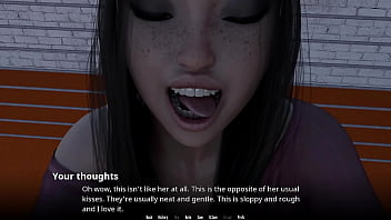 Wvm #02 jamie tries to suck her first massive white cock she's a good girl and swallows