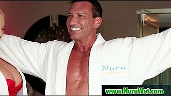 Sexy masseuse gives nuru massage 07