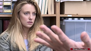 Officer fucks a sexy babe who got involved in theft activity Officer fucks a sexy babe who got involved in theft activity
