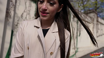 German scout petite columbian girl sofia smith talk to casting fuck at holiday trip in berlin