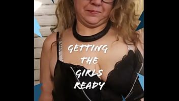 Getting the girls ready for the night out