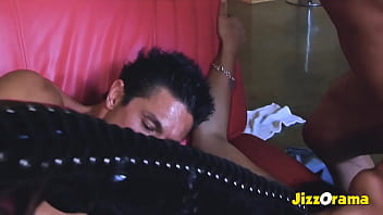 Jizzorama milf get destroyed by two cock