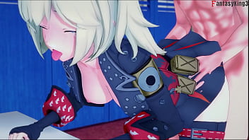 Burnice white having musical sex zenless zone zero full & pov on sheer & fantasyking3