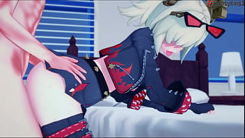 Burnice white having musical sex zenless zone zero full & pov on sheer & fantasyking3