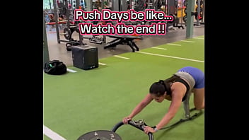 Push days be like watch the end 180lbs sled push efc shoes nikewomen & shorts rmour #gym #fitness #work