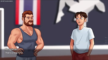 Summertime saga by darkcookie caught his big natural boobs stepsis jenny playing with her huge boobs with another girl