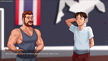 Summertime saga by darkcookie caught his big natural boobs stepsis jenny playing with her huge boobs with another girl