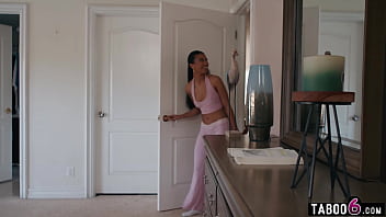 Black dude hides in the closet to watch young ebony lesbos