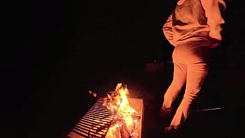 Using Milf Pussy At Camp Next To The Fire thumbnail