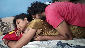 Real couple's first night alone in the room