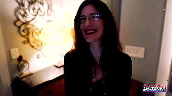 Nerdy lovely brunette hazel oconnor masturbates and gets deeply fingered