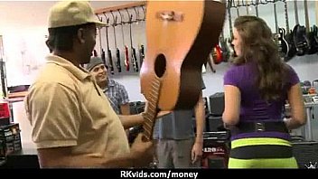 Sexy teen nails her butt on hard dick for cash 13