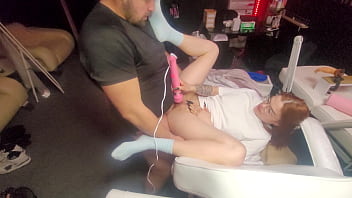 Multi orgasm a cap girl by penetrating her pussy and using magic wand she have a lot of fun for it