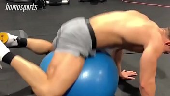 Str8 Muscle Studs Sweating In Gym Wear thumbnail