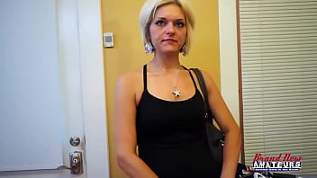 Skinny blonde raelyn loves bending over to get her pussy deeply fucked