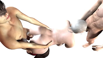 Esmeralda sandwitch threesome