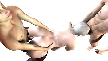 Esmeralda sandwitch threesome