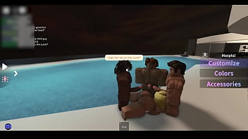 Brazilian slut gets approached by 3 big cocks