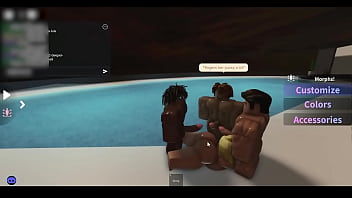 Brazilian slut gets approached by 3 big cocks