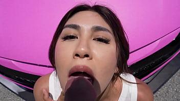 Teddy tarantino gets insane public carwash blowjob by sherri moon & almost getting caught