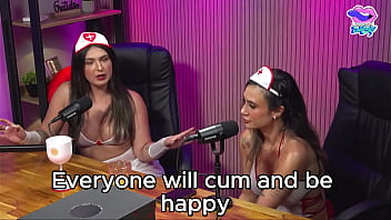 Três morenas se pegando