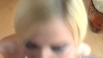 Slut gives a sloppy bj 173