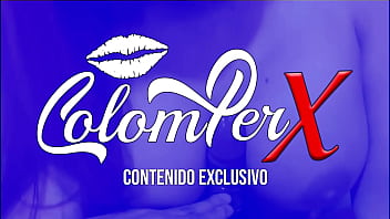 Big tits latina rides dildo on her chest – colomperx real tease