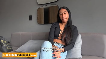 Teen latina cutie with natural tits fucked rough by online hookup