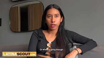 Teen latina cutie with natural tits fucked rough by online hookup