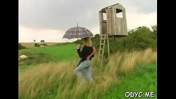 Blindfolded honey takes a bone