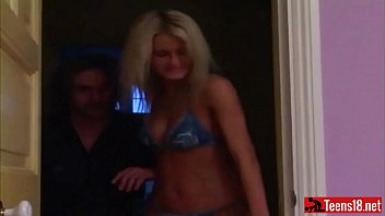 Manly dude can handle two hot blondes riding himin bed