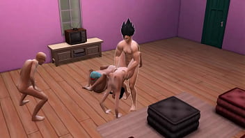 Goku and vegeta decide to try out eachothers wives bulma and chichi